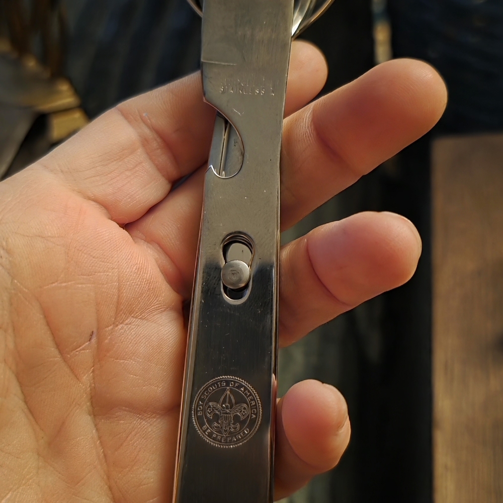 Stainless Steel Multi-Tool Boy Scouts Of AMERICAN 1950S RARE COLLECTABLE